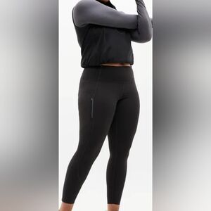 Athleta Black Rainier High Rise Legging Sz 3X